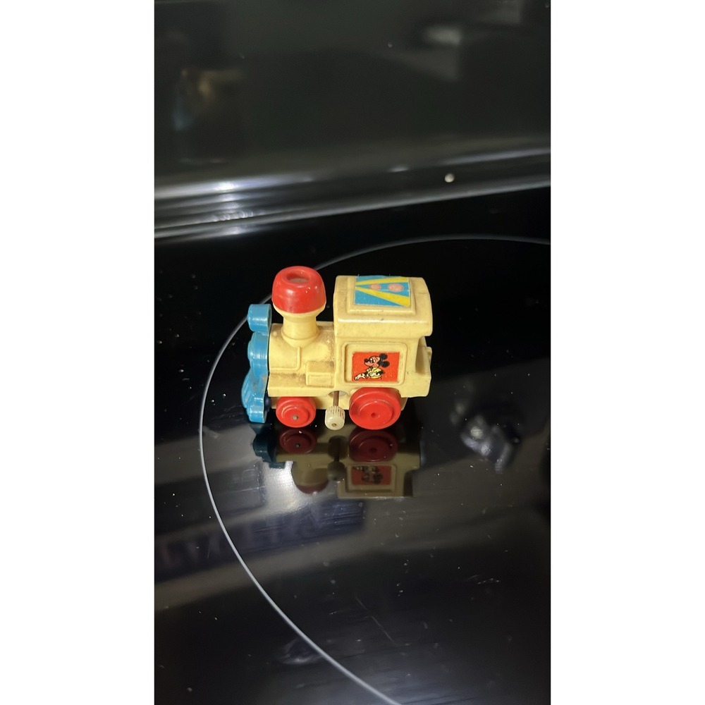Illco Disney Mickey Mouse‎ Engineer Wind Up Train Toy